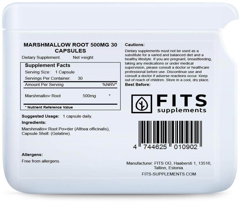 Marshmallowrot 500mg 30 kapslar