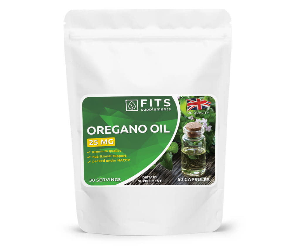 Oregano Oil 25mg 60 capsules