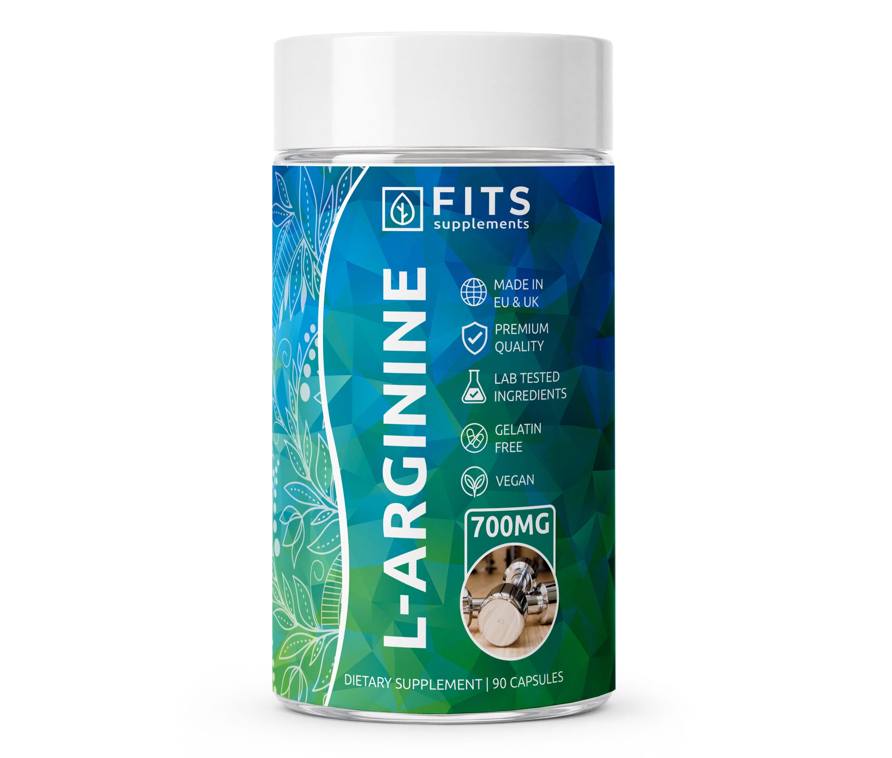 L-Arginin 700mg 90 kapslar