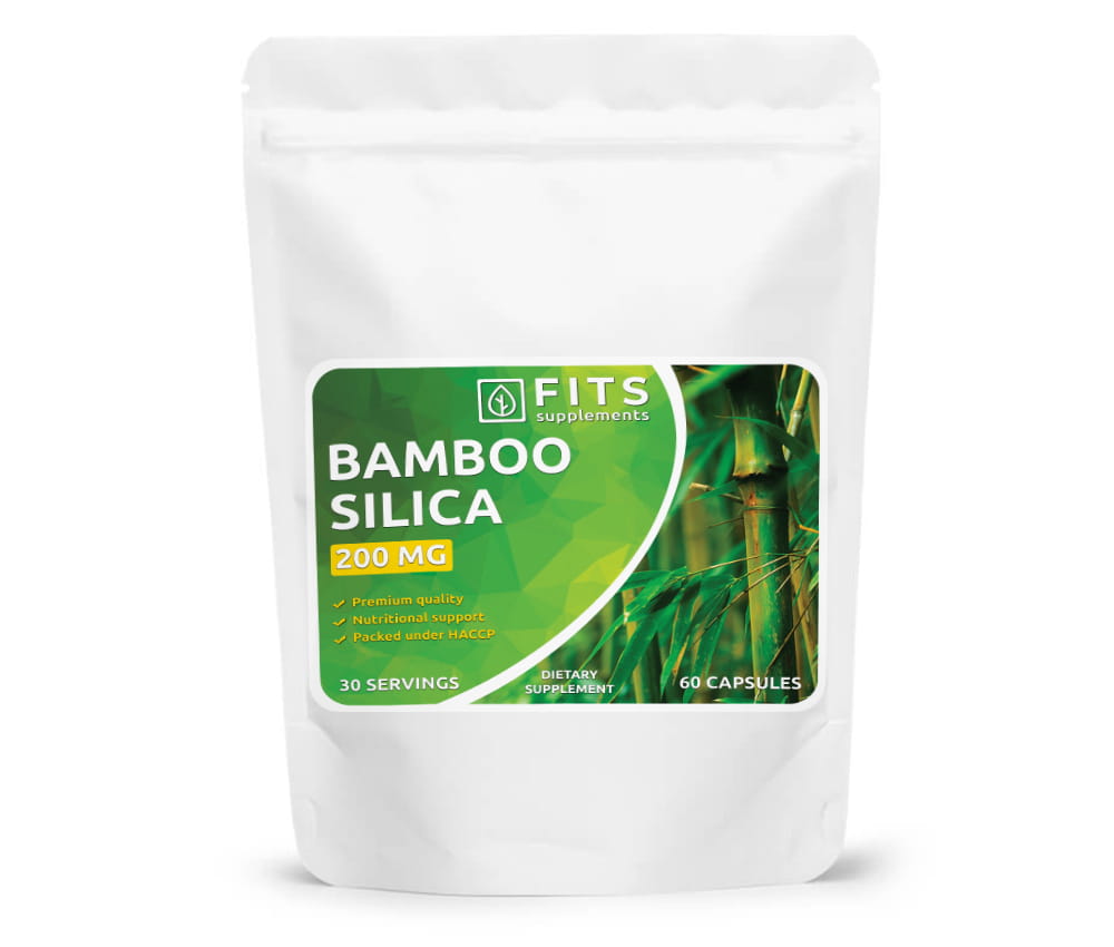 Sílice de bambú 200mg 60 cápsulas
