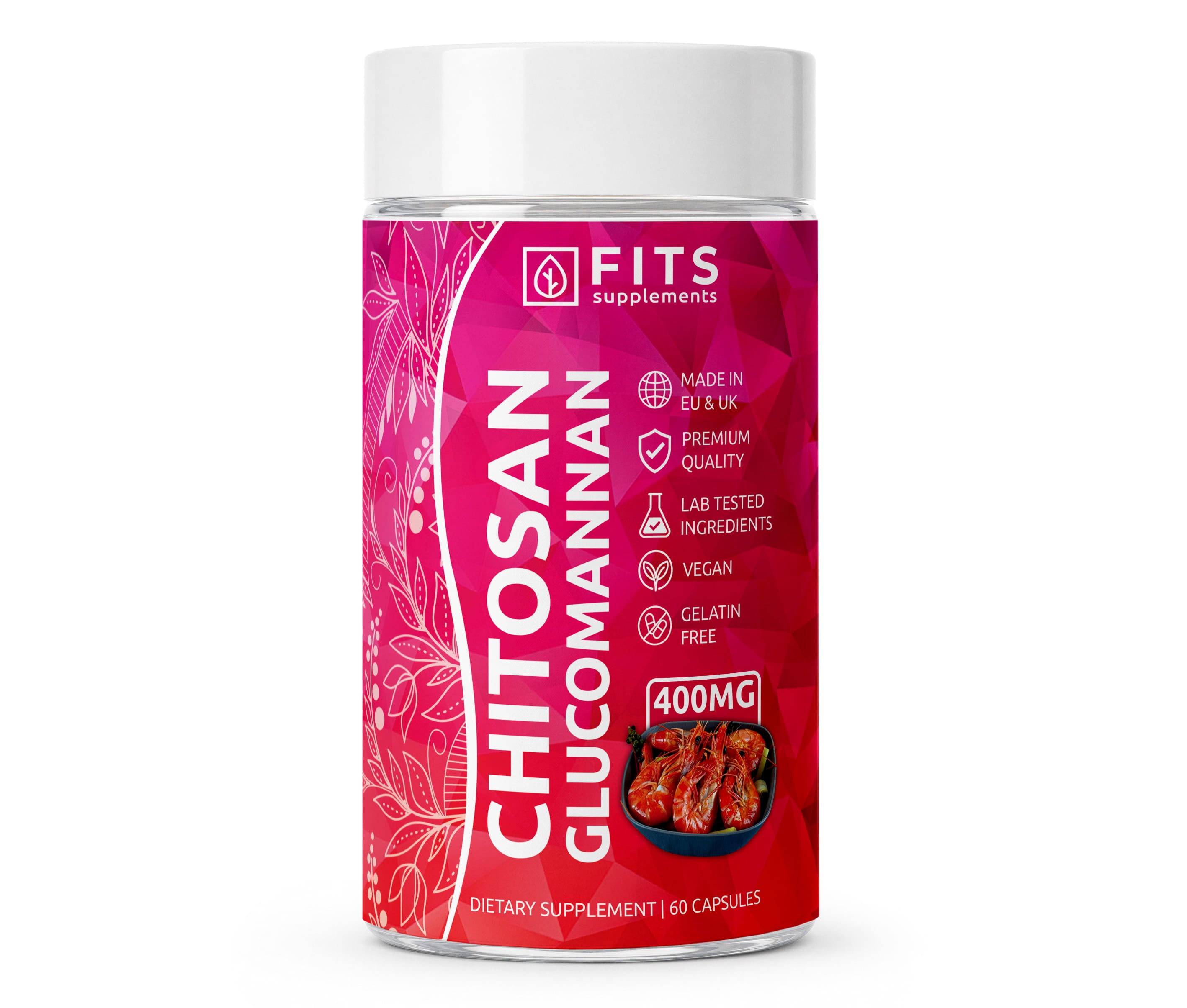 Chitosan och Glucomannan 60 kapslar