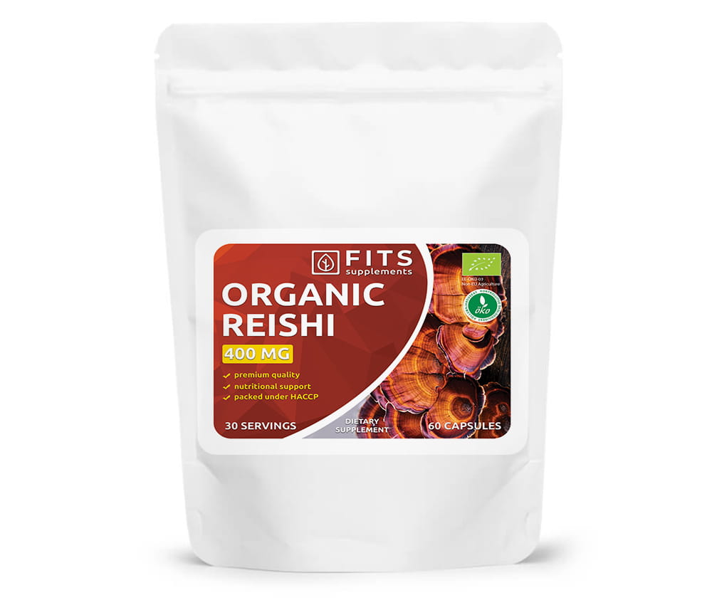 Ekologisk Reishi 400mg 60 kapslar