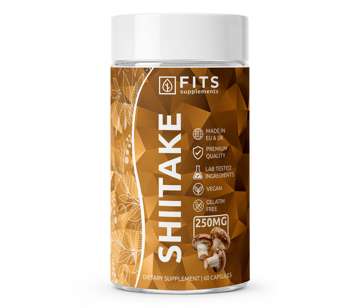 Luomu Siitake 250mg kapselit