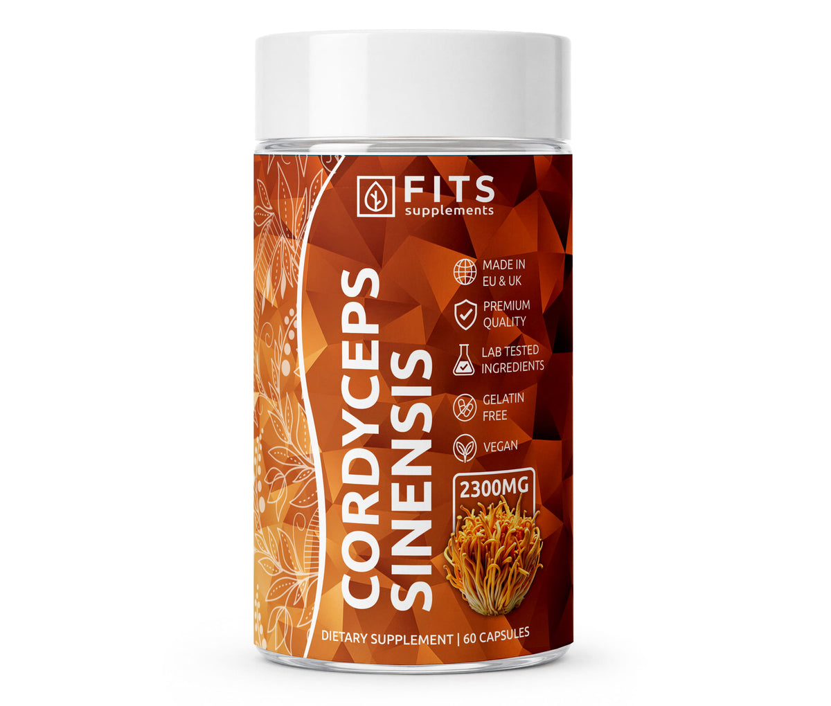 Cordyceps Sinensis Stark 2300mg 60 kapslar