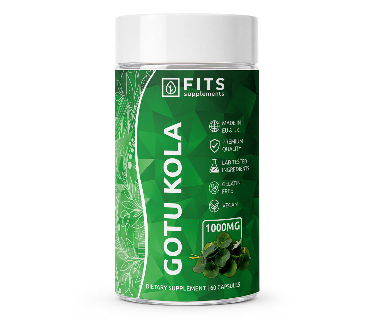 Gotu Kola Stark 1000 mg 60 kapslar