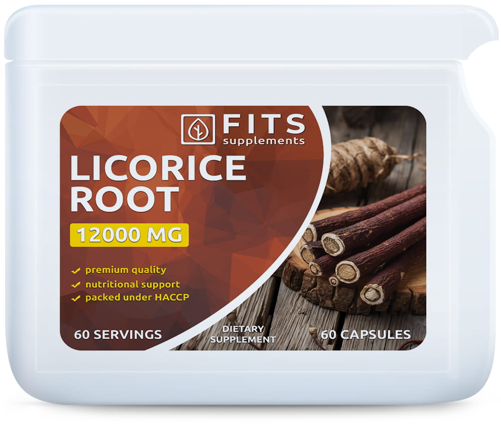 Lakritsijuuri Strong 12000 mg 60 kapselia